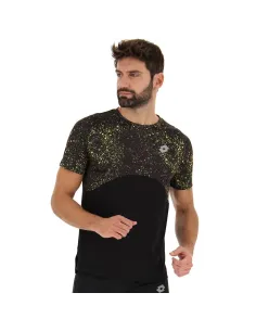 Camiseta Lotto Run Fit Ii Block Negro | Ofertas de pádel